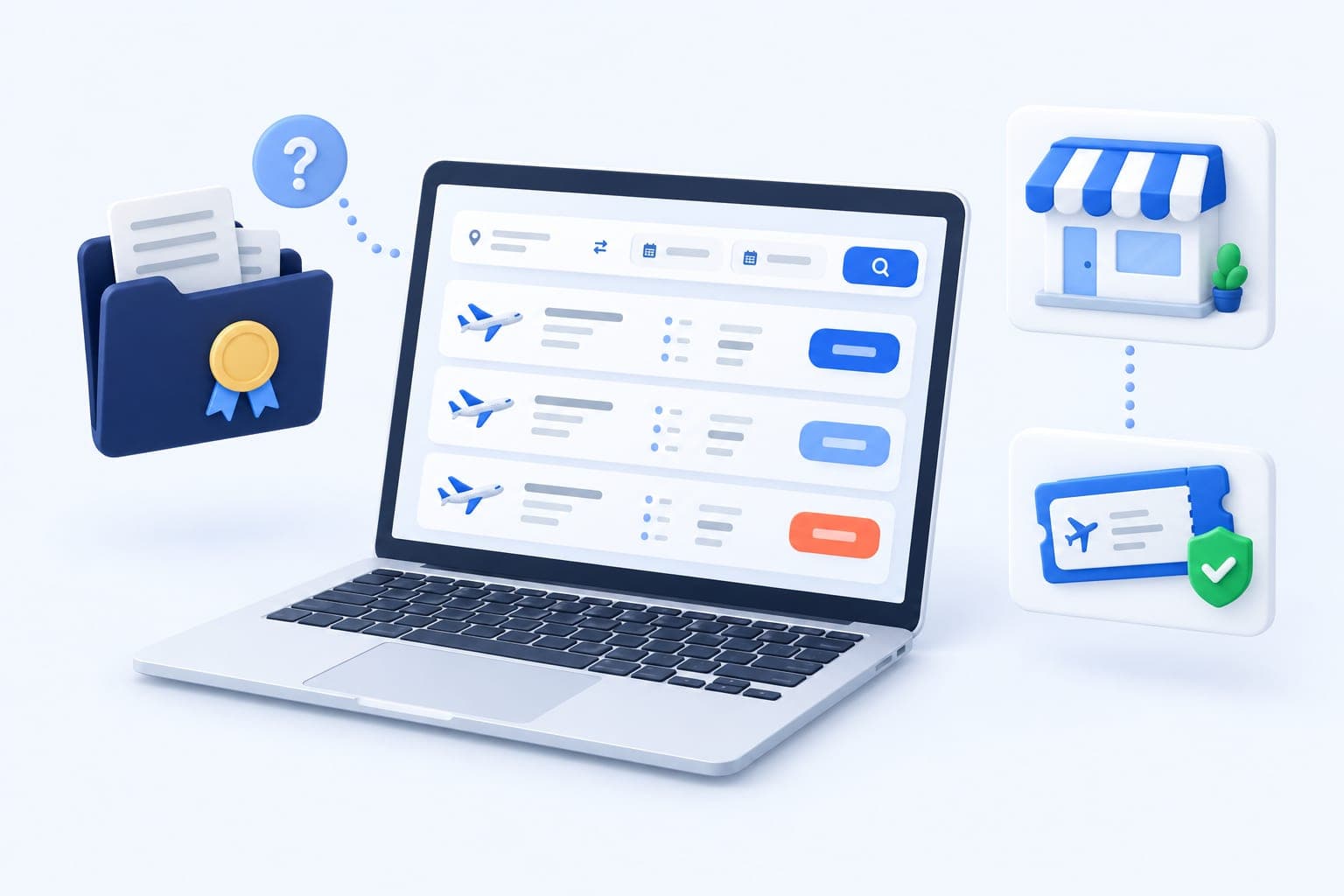 Selling flights without your own accreditation Do you need IATA to sell flights: a flight booking site joined to a ticketing partner, beside an accreditation folder